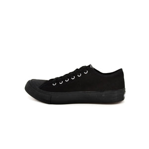 รองเท้าผ้าใบ รองเท้าผ้าใบผูกเชือก รองเท้าผ้าใบผูกเชือกผู้ชาย รองเท้าผ้าใบผูกเชือกผู้หญิงสีดำ/เงิน คลาสสิค ใส่สบาย น้ำหนักเบา