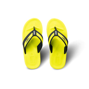 รองเท้าแตะ รองเท้าแตะหูหนีบ รองเท้าแตะหูหนีบผู้ชายสีเขียวตอง แห้งเร็ว ไม่อุ้มน้ำ ใส่เดินนานไม่เมื่อย