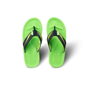 รองเท้าแตะ รองเท้าแตะหูหนีบ รองเท้าแตะหูหนีบผู้ชายสีเขียว แห้งเร็ว ไม่อุ้มน้ำ ใส่เดินนานไม่เมื่อย