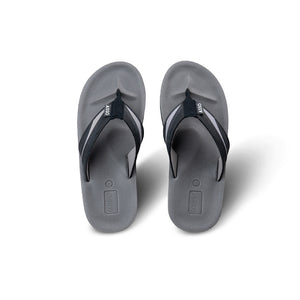 รองเท้าแตะ รองเท้าแตะหูหนีบ รองเท้าแตะหูหนีบผู้ชายสีเทา แห้งเร็ว ไม่อุ้มน้ำ ใส่เดินนานไม่เมื่อย