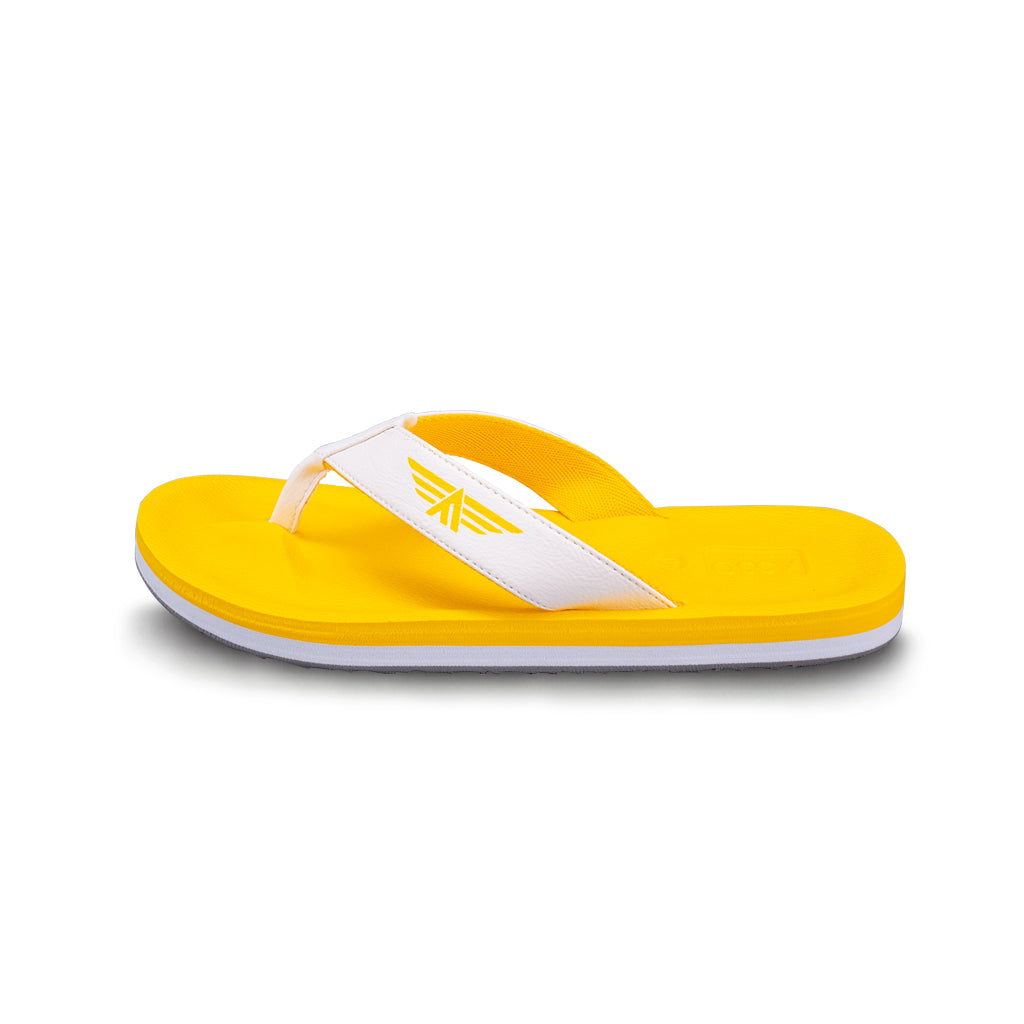 รองเท้าแตะ รองเท้าแตะหูหนีบ รองเท้าหูหนีบผู้ชาย รองเท้าแตะหูหนีบผู้หญิงสีเหลือง แห้งเร็ว ไม่อุ้มน้ำ นุ่ม เบา ใส่สบายทุกวัน!