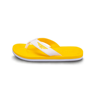 รองเท้าแตะ รองเท้าแตะหูหนีบ รองเท้าหูหนีบผู้ชาย รองเท้าแตะหูหนีบผู้หญิงสีเหลือง แห้งเร็ว ไม่อุ้มน้ำ นุ่ม เบา ใส่สบายทุกวัน!