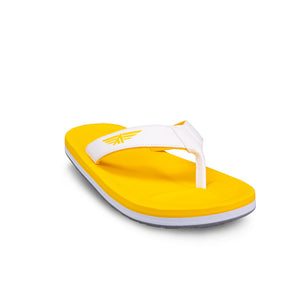 รองเท้าแตะ รองเท้าแตะหูหนีบ รองเท้าหูหนีบผู้ชาย รองเท้าแตะหูหนีบผู้หญิงสีเหลือง แห้งเร็ว ไม่อุ้มน้ำ นุ่ม เบา ใส่สบายทุกวัน!
