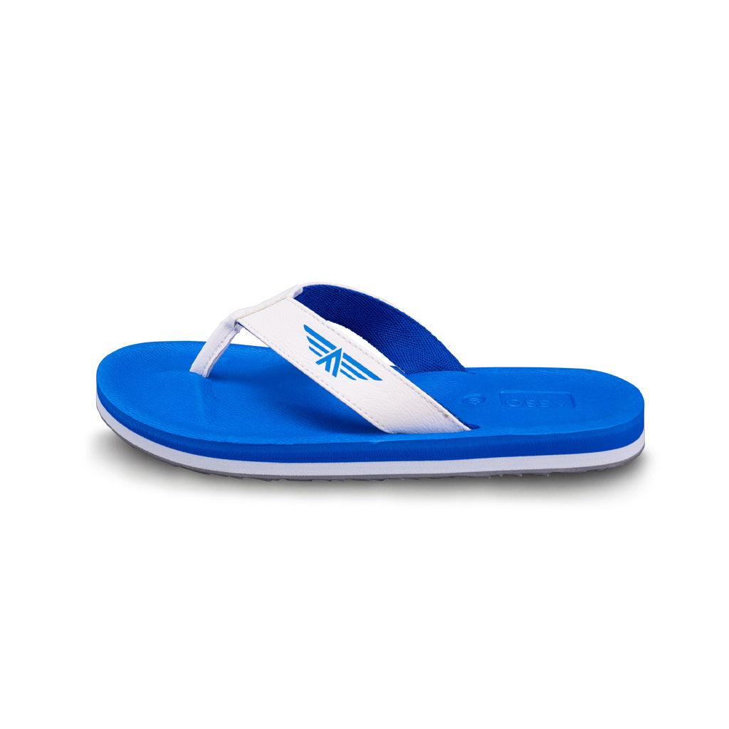 รองเท้าแตะ รองเท้าแตะหูหนีบ รองเท้าหูหนีบผู้ชาย รองเท้าแตะหูหนีบผู้หญิงสีน้ำเงิน แห้งเร็ว ไม่อุ้มน้ำ นุ่ม เบา ใส่สบายทุกวัน!