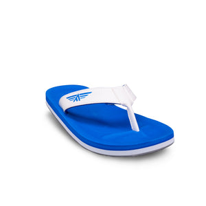 รองเท้าแตะ รองเท้าแตะหูหนีบ รองเท้าหูหนีบผู้ชาย รองเท้าแตะหูหนีบผู้หญิงสีน้ำเงิน แห้งเร็ว ไม่อุ้มน้ำ นุ่ม เบา ใส่สบายทุกวัน!