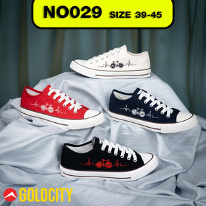 รองเท้าผ้าใบแฟชั่น หันชวา