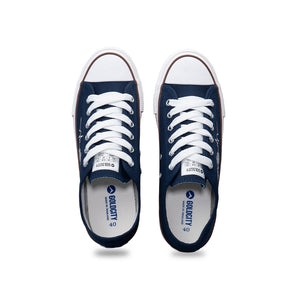 รองเท้าผ้าใบ รองเท้าผ้าใบผูกเชือก รองเท้าผ้าใบผูกเชือกผู้ชาย รองเท้าผ้าใบผูกเชือกผู้หญิงสีกรม ลายจักรยานสุดเท่ห์ นุ่ม เบา ใส่สบาย