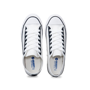 รองเท้าผ้าใบ รองเท้าผ้าใบผูกเชือก รองเท้าผ้าใบผูกเชือกผู้ชาย รองเท้าผ้าใบผูกเชือกผู้หญิงสีขาว/ดำ ลายดาวสุดเท่ห์ นุ่น เบา ใส่สบาย