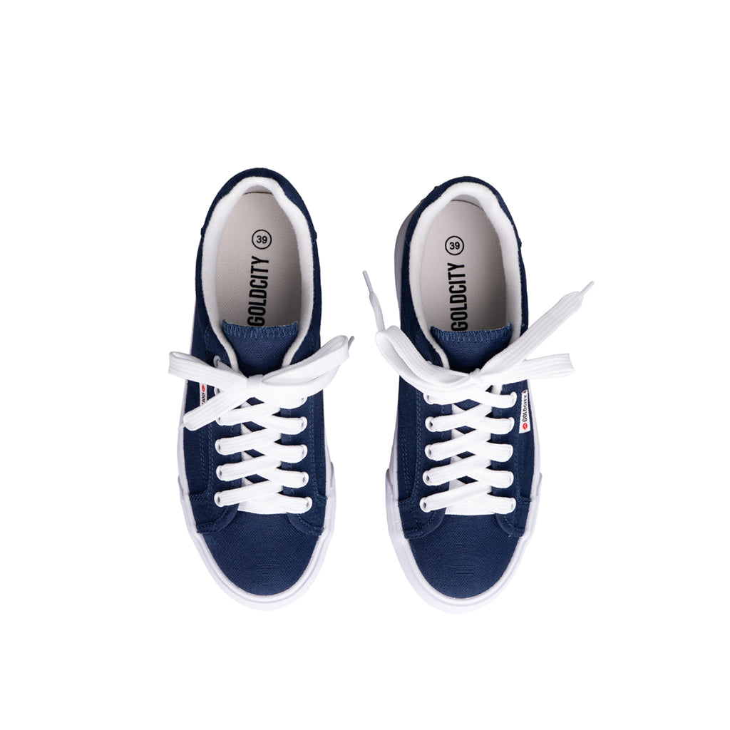 รองเท้าผ้าใบ รองเท้าผ้าใบผูกเชือก รองเท้าผ้าใบผูกเชือกผู้ชาย รองเท้าผ้าใบผูกเชือกผู้หญิงสีกรม ขอบนวมนุ่มสบาย ไม่กัดเท้า