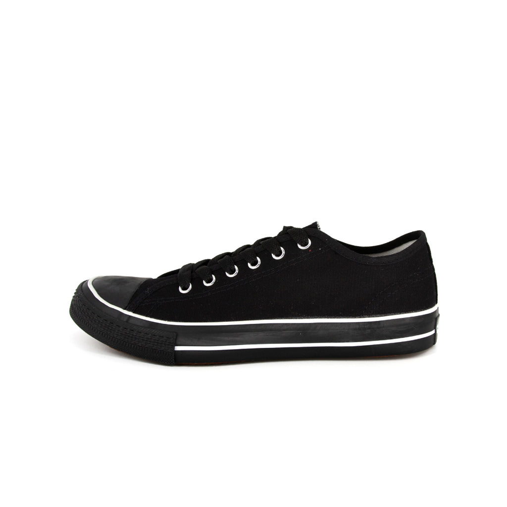 รองเท้าผ้าใบ รองเท้าผ้าใบผูกเชือก รองเท้าผ้าใบผูกเชือกผู้ชาย รองเท้าผ้าใบผูกเชือกผู้หญิงสีดำ/ขาว คลาสสิค ใส่สบาย น้ำหนักเบา