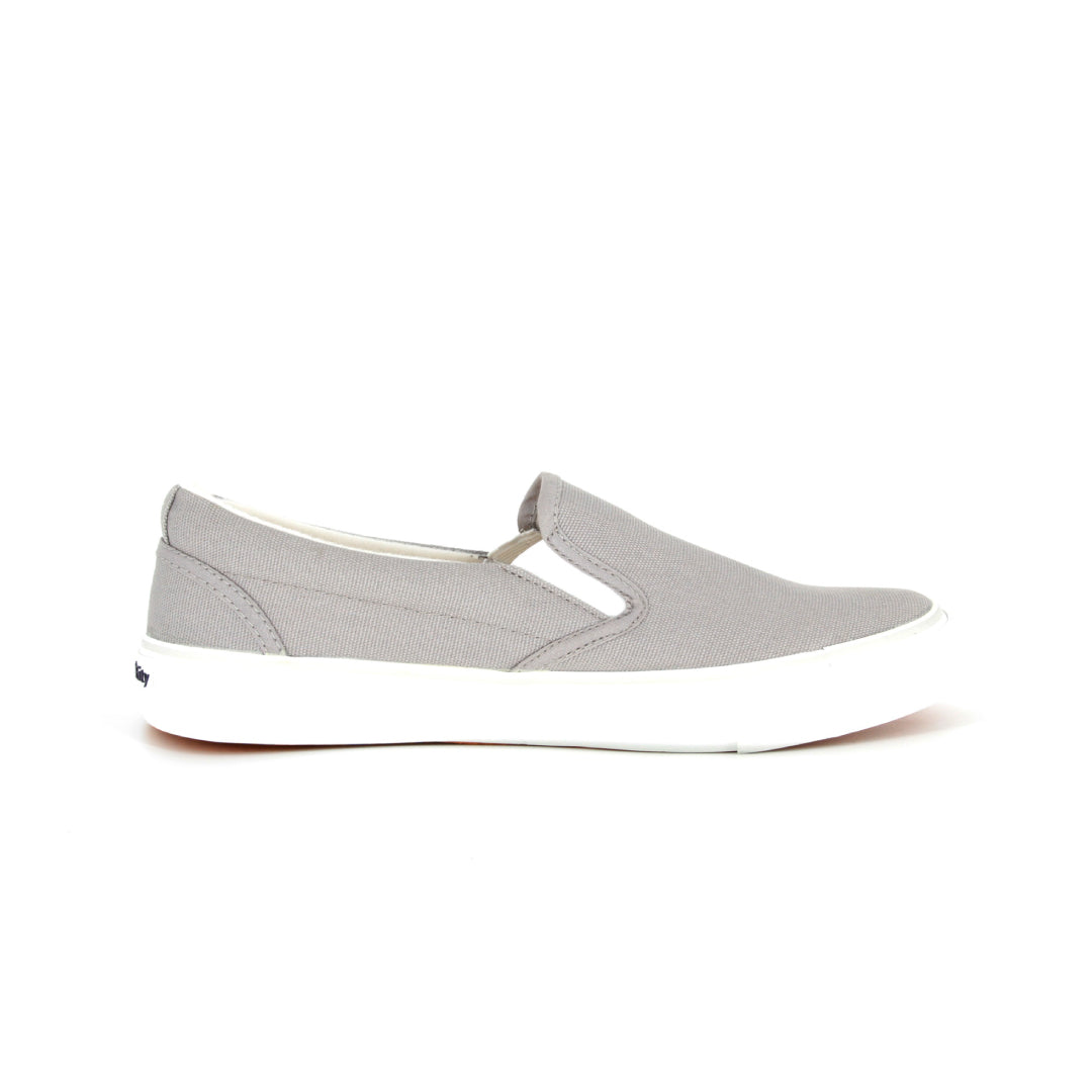 รองเท้าผ้าใบ รองเท้าสลิปออน รองเท้าผ้าใบสลิปออนผู้ชาย รองเท้าผ้าใบสลิปออนผู้หญิงสีเทา ขอบนุ่ม ใส่สบาย ไม่กัดเท้า