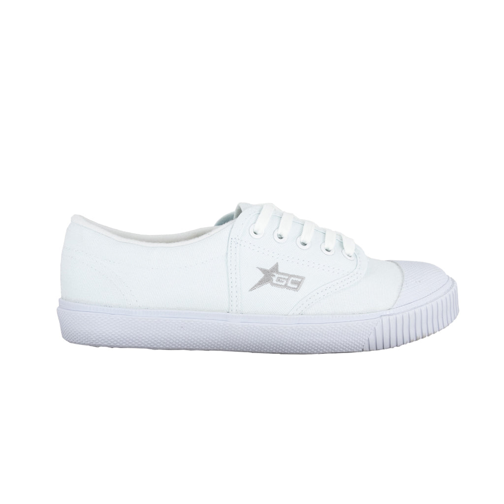 รองเท้าผ้าใบ รองเท้าผ้าใบนักเรียน รองเท้าผ้าใบนักเรียนผู้ชาย รองเท้าผ้าใบผู้หญิงสีขาว  ทน นุ่ม หนึบ