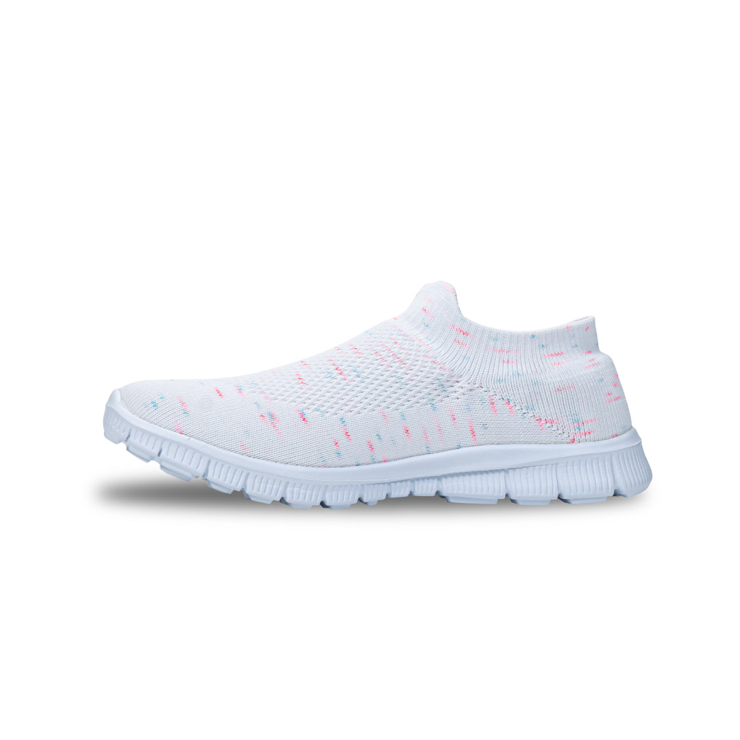 รองเท้าผ้าใบลำลอง รุ่น CE003 สีขาว พื้น EVA ยืดหยุ่นสูง รองรับแรงกระแทกดีเยี่ยม