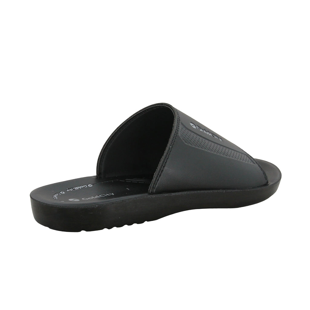 รองเท้าแตะ รองเท้าแตะแบบสวม รองเท้าแตะแบบสวมผู้ชายสีดำ นุ่ม เบา ใส่สบาย ไม่ร้อน