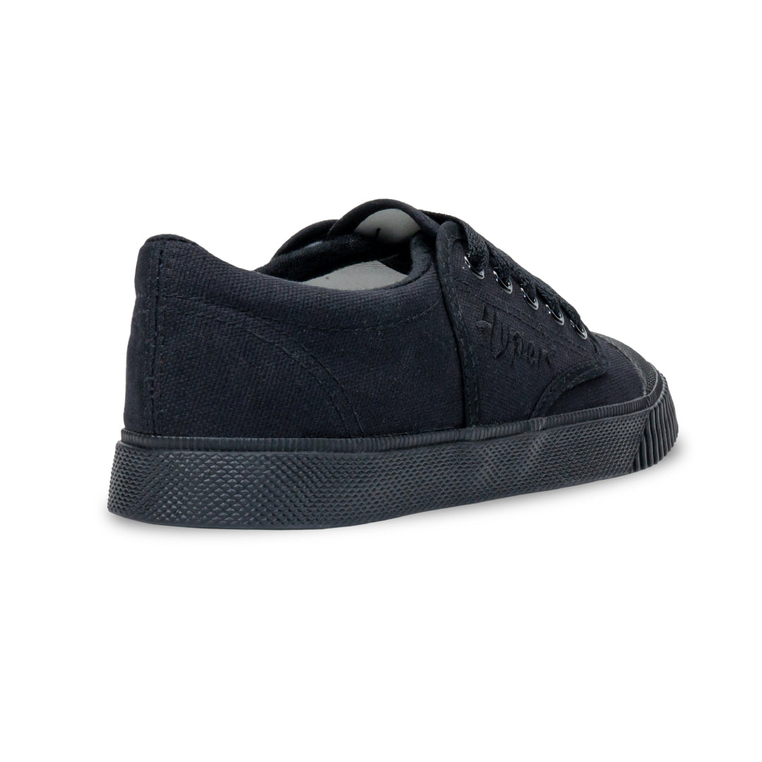 รองเท้าผ้าใบ รองเท้าผ้าใบนักเรียน รองเท้าผ้าใบนักเรียนผู้ชาย รองเท้าผ้าใบนักเรียนผู้หญิงสีดำ  ทน นุ่ม หนึบ! ใส่สบาย ระบายอากาศ