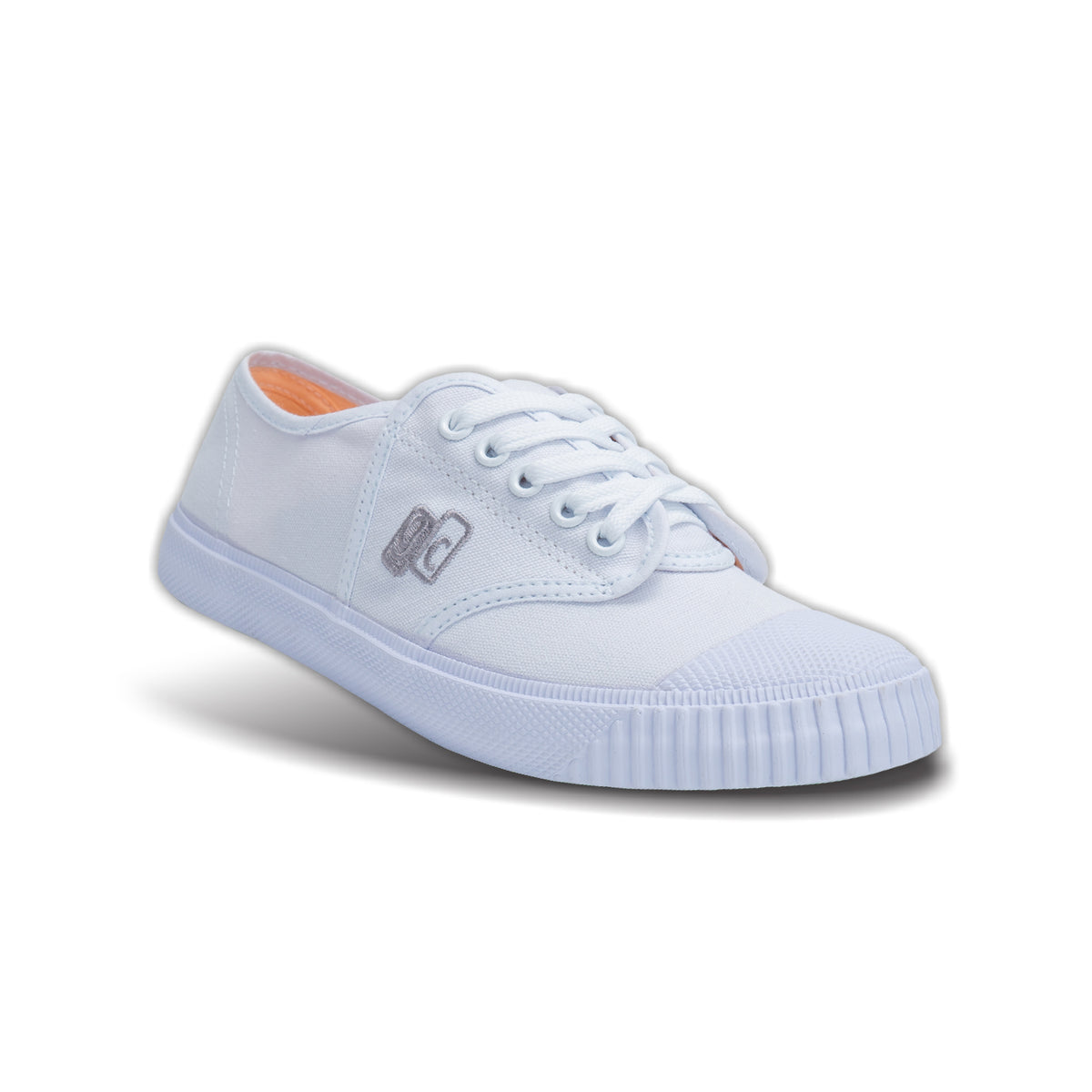 รองเท้าผ้าใบ รองเท้าผ้าใบนักเรียน รองเท้าผ้าใบนักเรียนผู้ชาย รองเท้าผ้าใบนักเรียนผู้หญิงสีขาว  ทน นุ่ม หนึบ! ใส่สบาย ระบายอากาศ