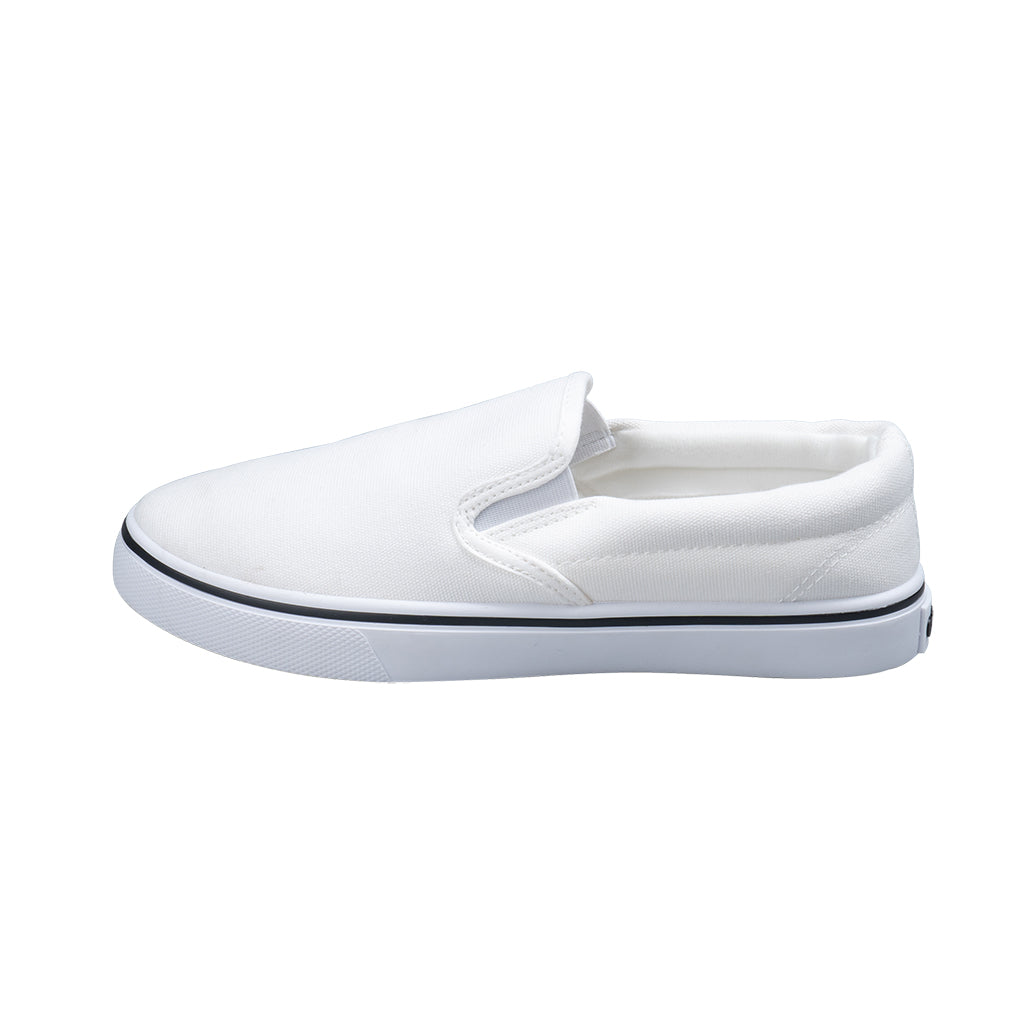 รองเท้าผ้าใบ รองเท้าผ้าใบสลิปออน รองเท้าผ้าใบสลิปออนผู้ชาย รองเท้าผ้าใบสลิปออนผู้หญิงสีขาว นุ่ม เบา ใส่สบายสุดๆ
