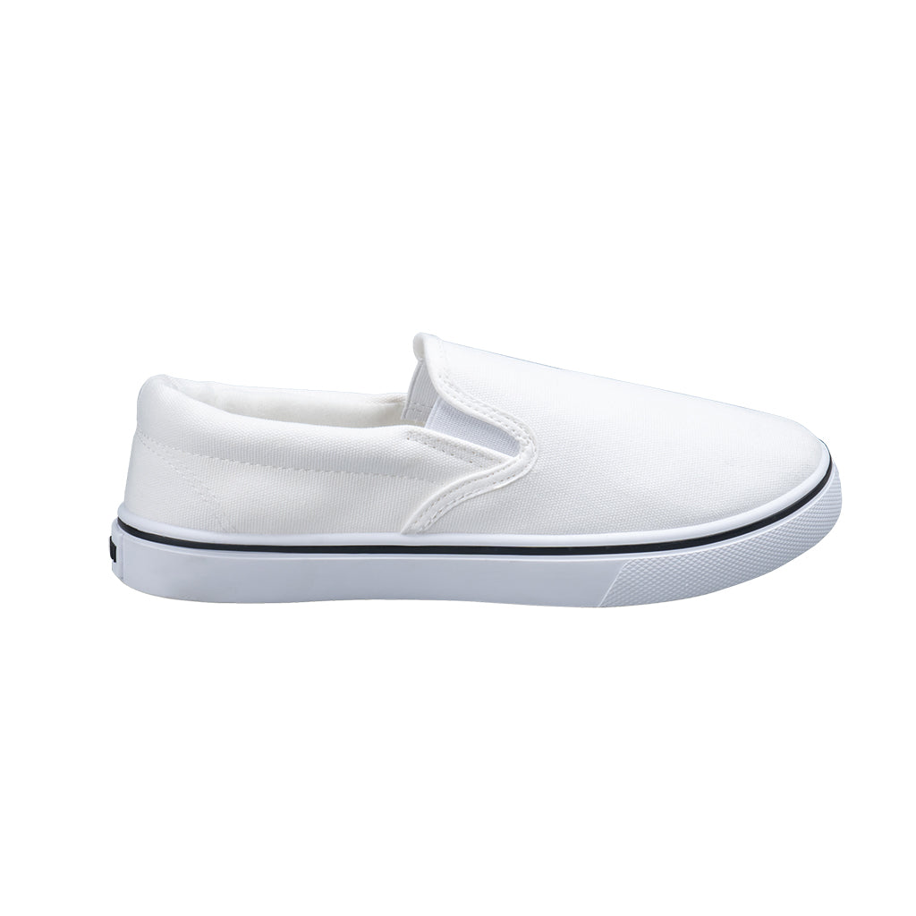 รองเท้าผ้าใบ รองเท้าผ้าใบสลิปออน รองเท้าผ้าใบสลิปออนผู้ชาย รองเท้าผ้าใบสลิปออนผู้หญิงสีขาว นุ่ม เบา ใส่สบายสุดๆ
