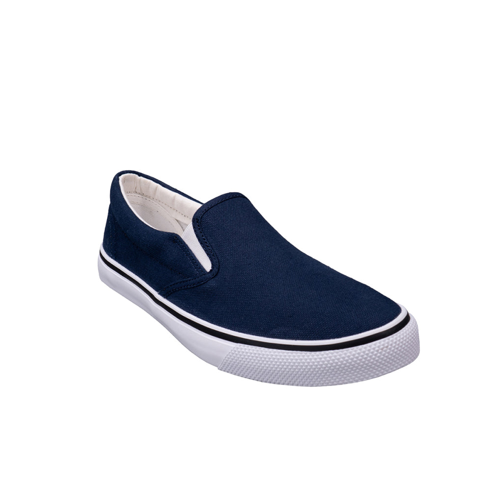 รองเท้าผ้าใบ รองเท้าสลิปออน รองเท้าผ้าใบสลิปออนผู้ชาย รองเท้าผ้าใบสลิปออนผู้หญิงสีกรม ขอบนุ่ม พื้นหนึบ ใส่สบาย