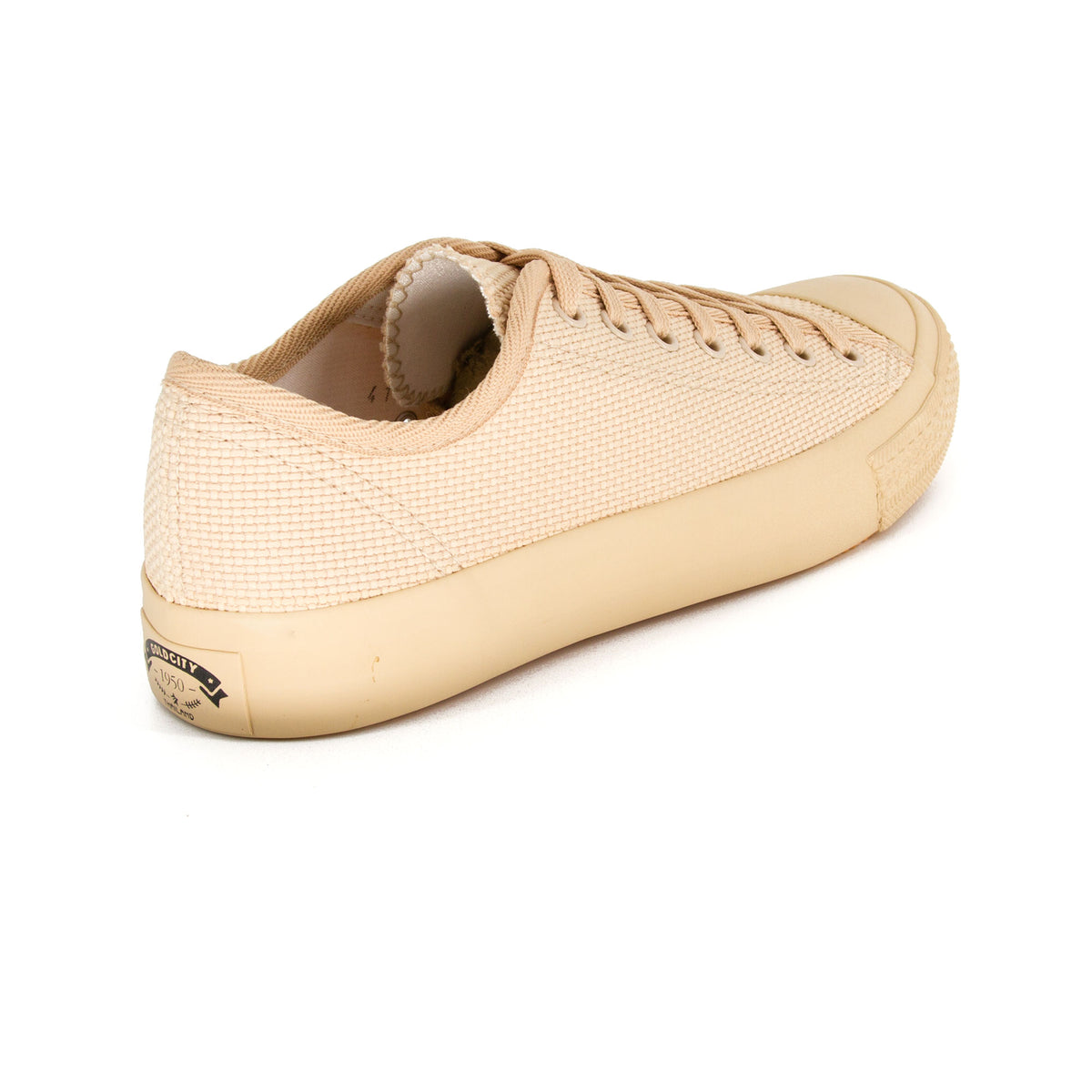 รองเท้าผ้าใบ รองเท้าผ้าใบผูกเชือก รองเท้าผ้าใบผูกเชือกผู้หญิงสีเบจ หวานพาสเทลสุดน่ารัก ใส่สบาย ระบายอากาศ 