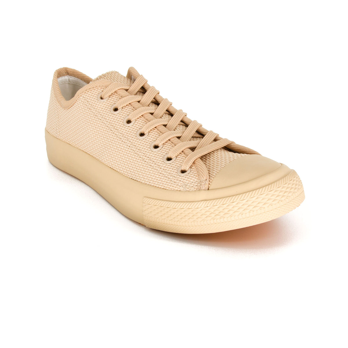 รองเท้าผ้าใบ รองเท้าผ้าใบผูกเชือก รองเท้าผ้าใบผูกเชือกผู้หญิงสีเบจ หวานพาสเทลสุดน่ารัก ใส่สบาย ระบายอากาศ 