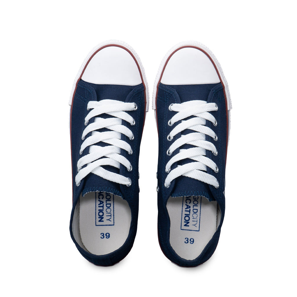 รองเท้าผ้าใบ รองเท้าผ้าใบผูกเชือก รองเท้าผ้าใบผูกเชือกผู้ชาย รองเท้าผ้าใบผูกเชือกผู้หญิงสีกรม ลายดาวสะท้อนแสง นุ่ม เบา ใส่สบาย